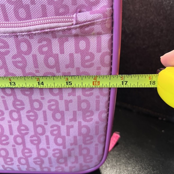 Barbie Y2K RARE Girls Luggage‎ Travel Bag 2004 Pink Mattel - Picture 2 of 13